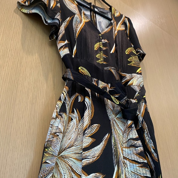 Anthropologie Jasmine Printed Palm Jumpsuit | Size 2 - Picture 5 of 8